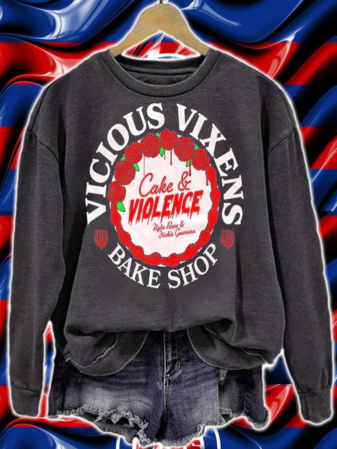 Vicious Vixens Cake And Violence T-Shirt