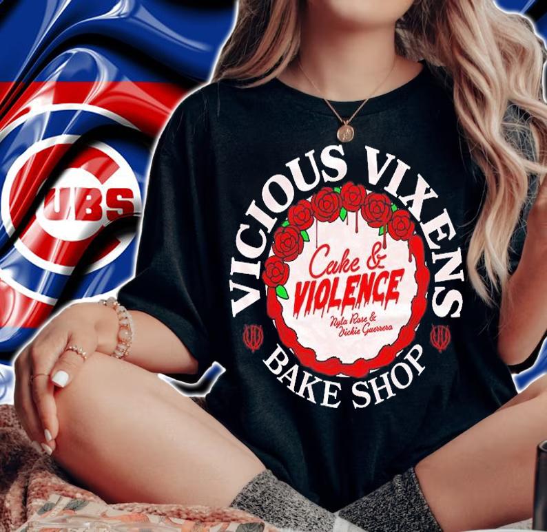 Vicious Vixens Cake And Violence T-Shirt