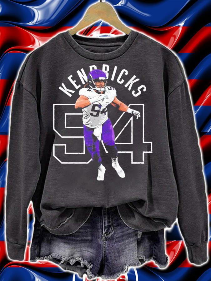 Eric Kendricks Outline Minnesota Football Shirt sweatshirt
