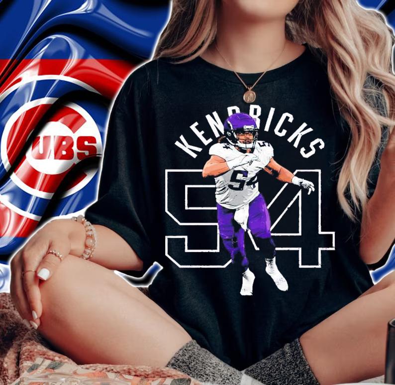 Eric Kendricks Outline Minnesota Football Shirt woman shirt