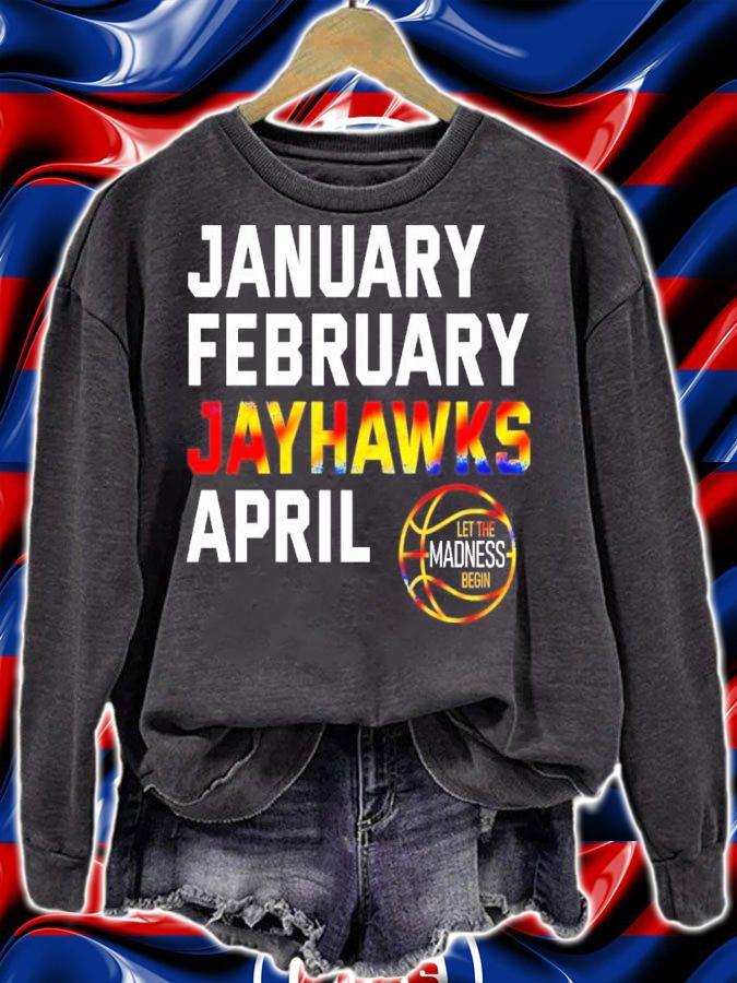 Kansas Jayhawks Let The March Madness 2022 NCAA Men's Basketball Shirt sweatshirt