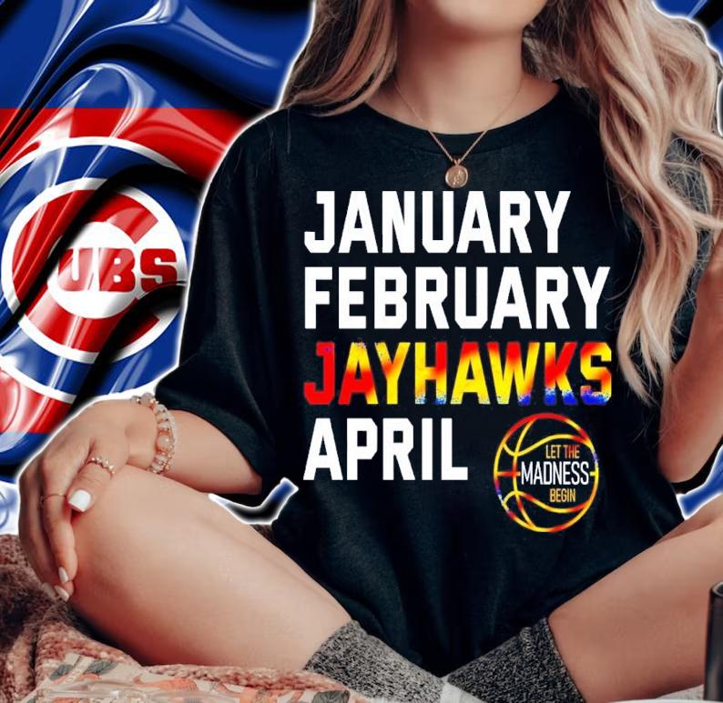 Kansas Jayhawks Let The March Madness 2022 NCAA Men's Basketball Shirt woman shirt