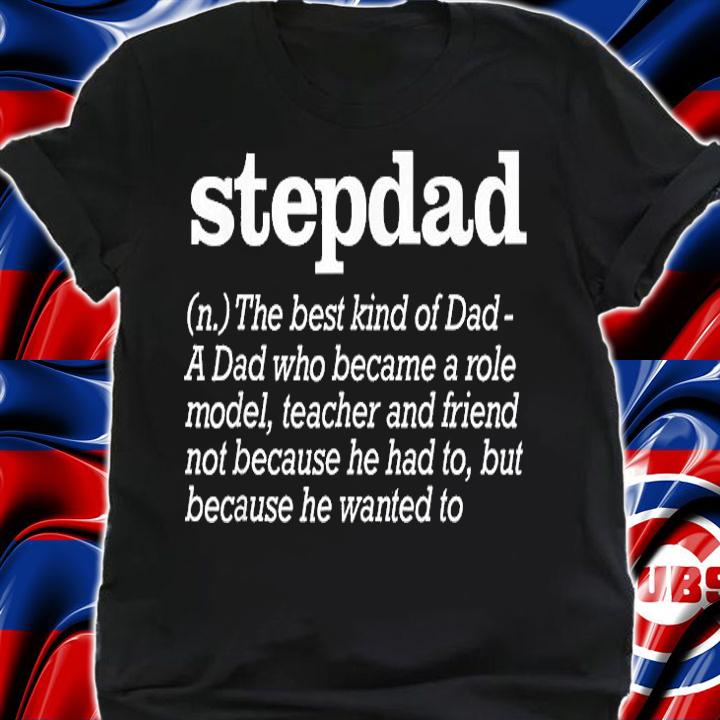 Mens Stepdad Definition Stepfather T-Shirt shirt
