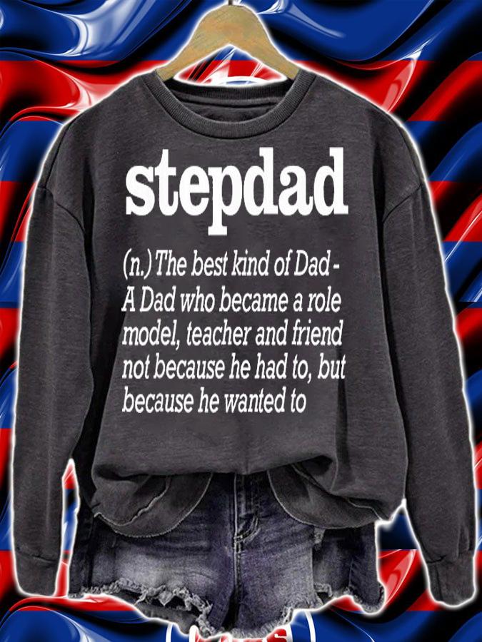 Mens Stepdad Definition Stepfather T-Shirt sweatshirt