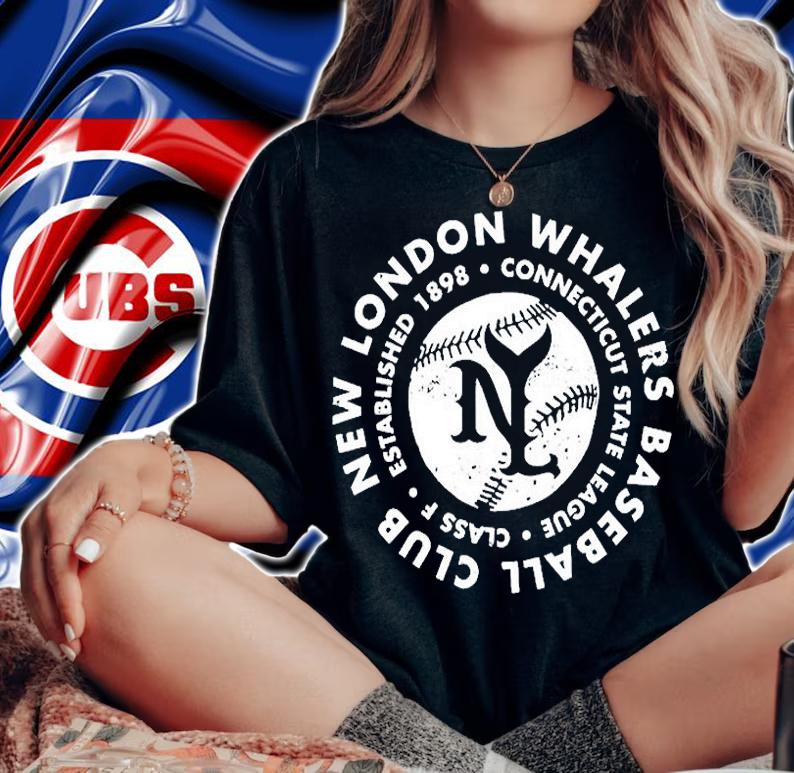 New London Whalers Baseball Club T-Shirt