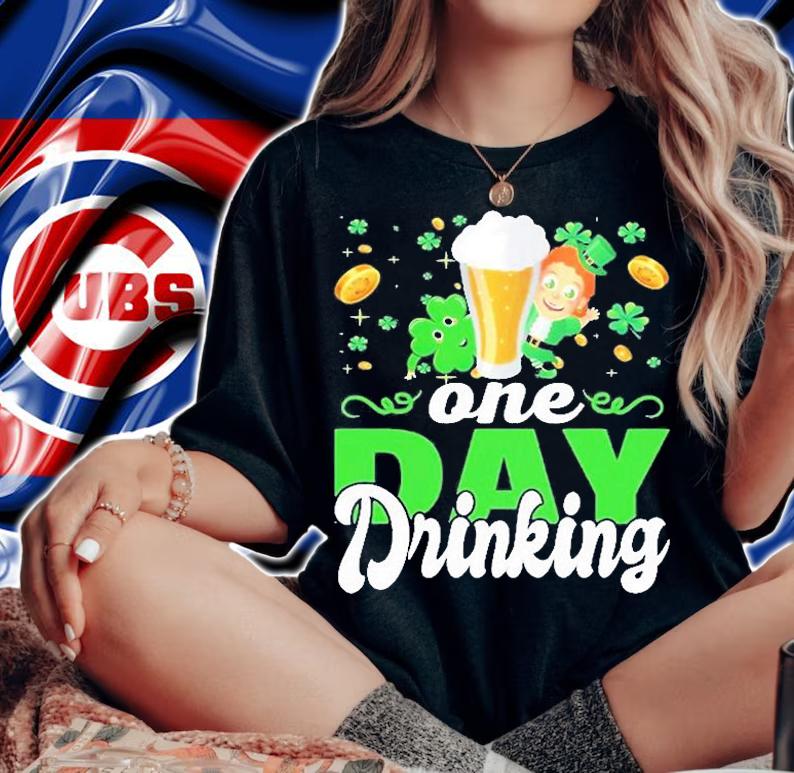 One Day Drinking Cute Funny St Patrick's Day T-Shirt