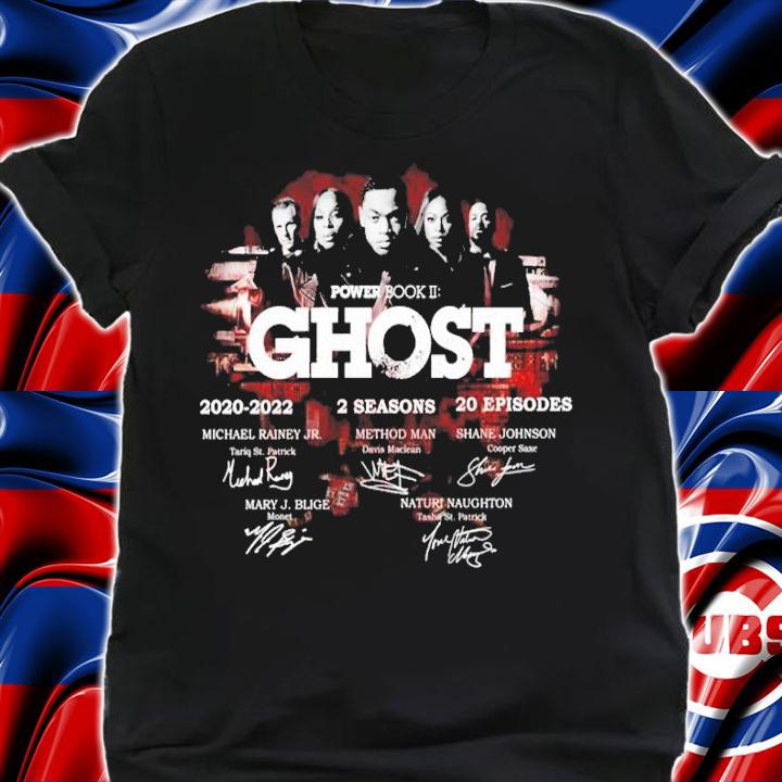 Power Book II Ghost 2020-2022 2 Seasons 20 Episodes Signatures Shirt shirt