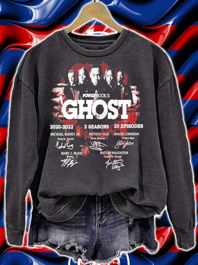 Power Book II Ghost 2020-2022 2 Seasons 20 Episodes Signatures Shirt sweatshirt