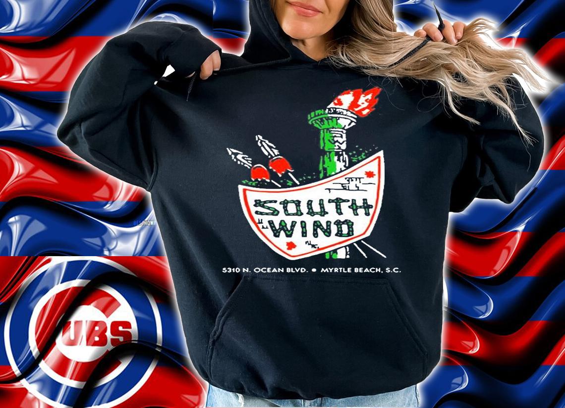 South Wind Myrtle Beach SC Vintage Tiki Bar T-Shirt hoodie