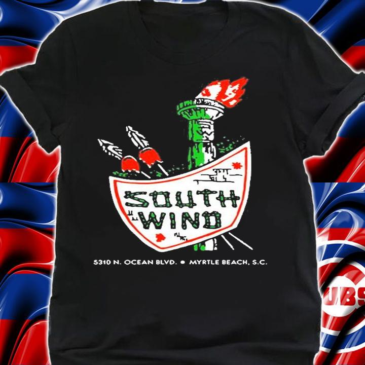 South Wind Myrtle Beach SC Vintage Tiki Bar T-Shirt shirt