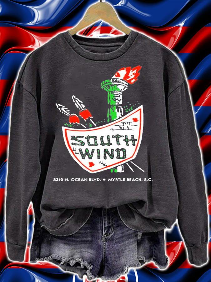 South Wind Myrtle Beach SC Vintage Tiki Bar T-Shirt sweatshirt