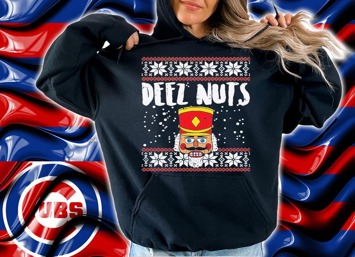 Deez Nuts Nutcracker Funny Ugly Christmas Sweater Meme Gift T-Shirt hoodie