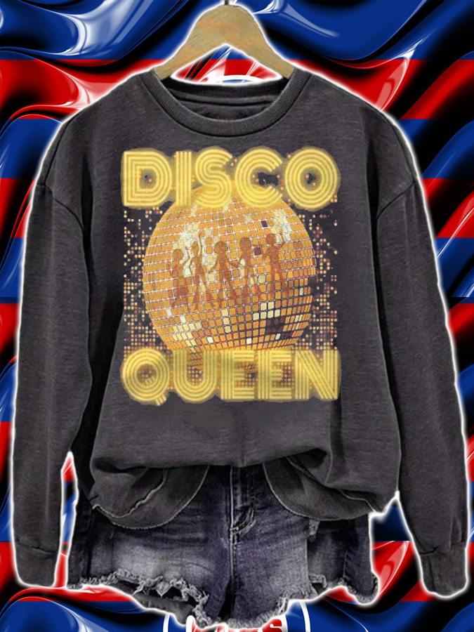 Disco Queen 70S Disco Vintage Retro Costume Shirt