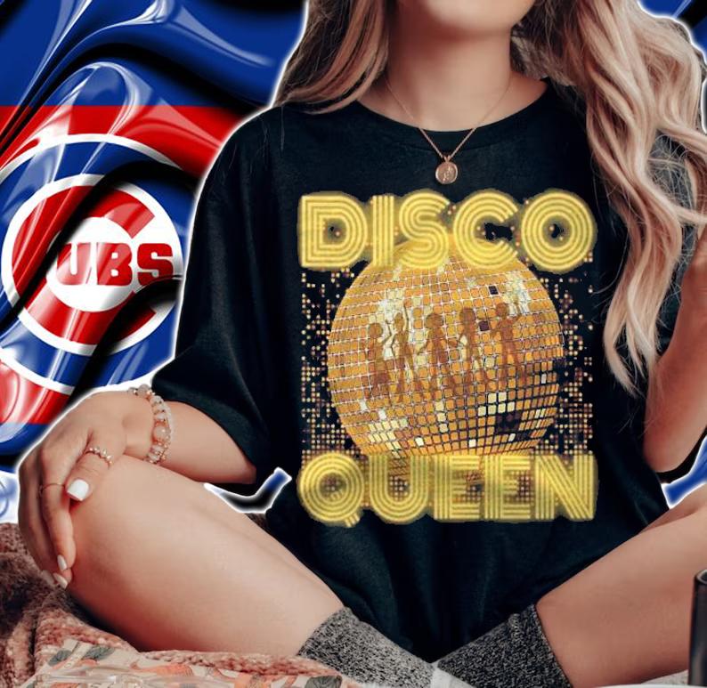 Disco Queen 70S Disco Vintage Retro Costume Shirt