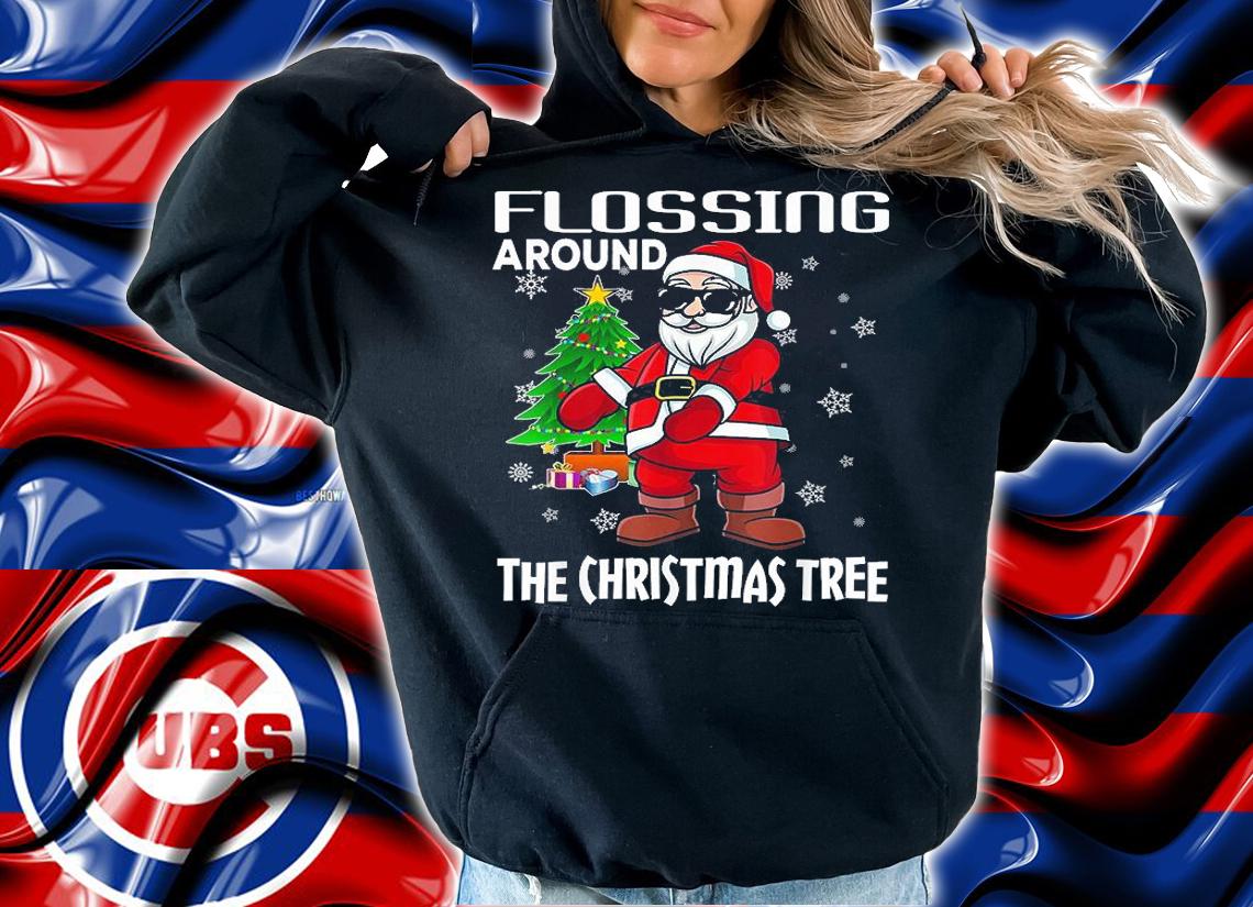 Flossing Around The Christmas Tree Floss Like A Boss Shirt T-Shirt hoodie