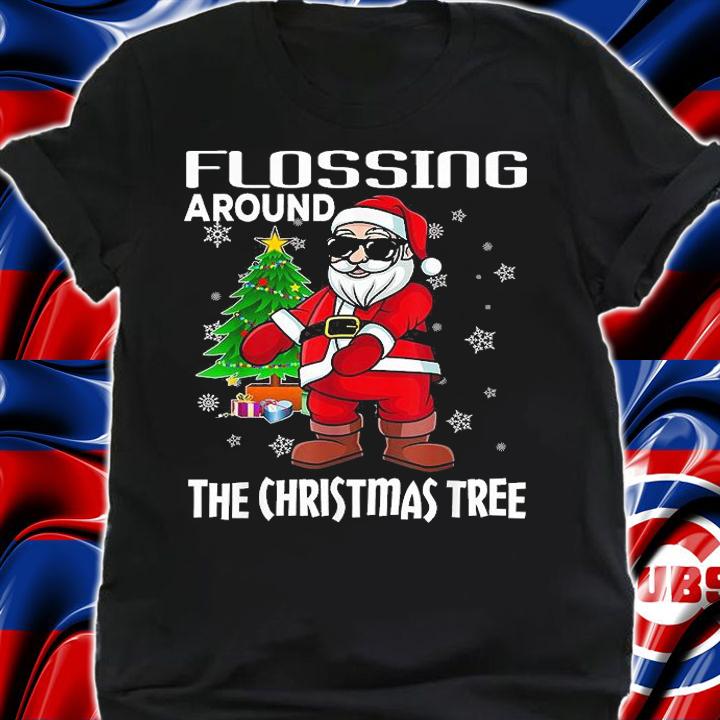 Flossing Around The Christmas Tree Floss Like A Boss Shirt T-Shirt shirt