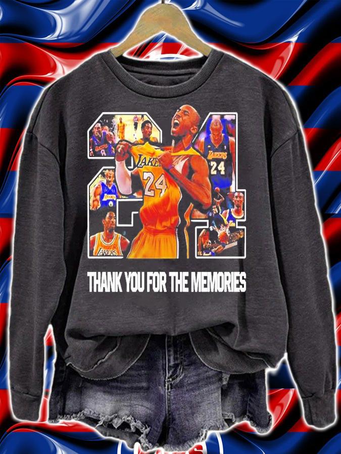 Paul George Kobe Bryant 24 Thank You For The Memories T-Shirt