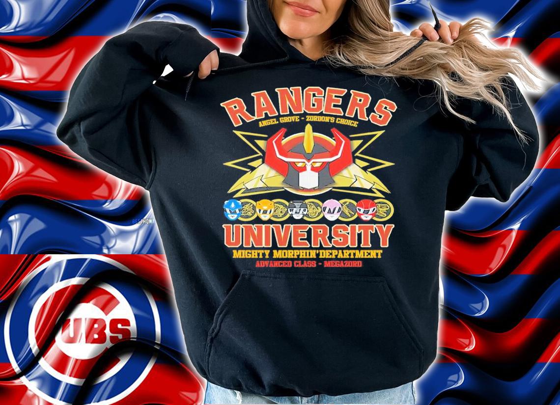 Rangers University Mighty Morphin' Department Advanced Class Shirt hoodie