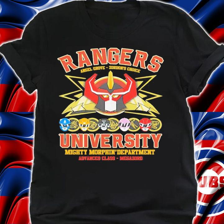 Rangers University Mighty Morphin' Department Advanced Class Shirt shirt