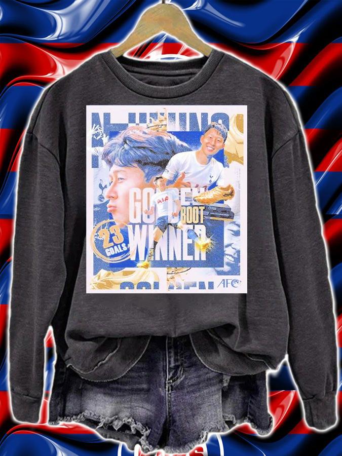 Son Heung Min Tottenham Hotspur 23 Goals Golden Boot Winner Poster T-Shirt