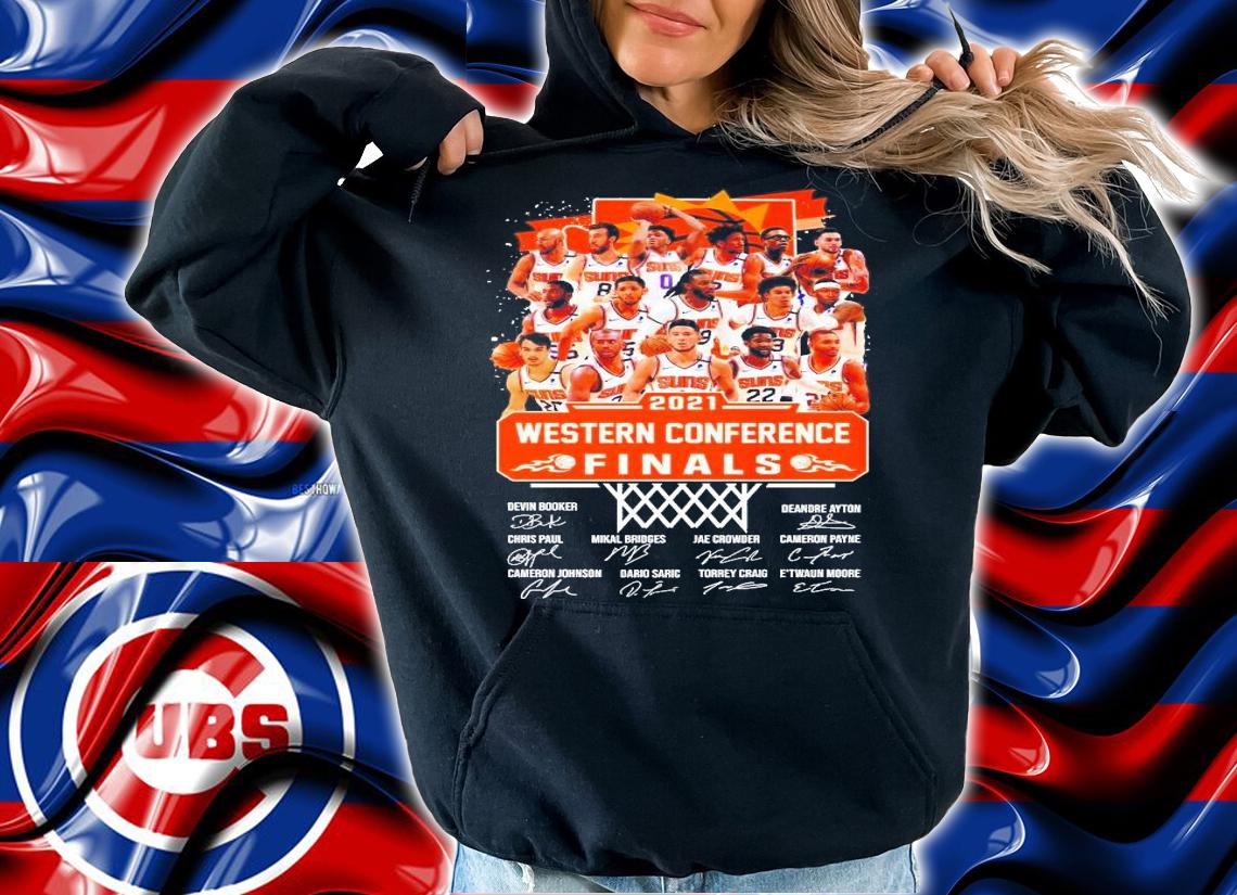 2021 Western Conference Finals Phoenix Suns signature shirt