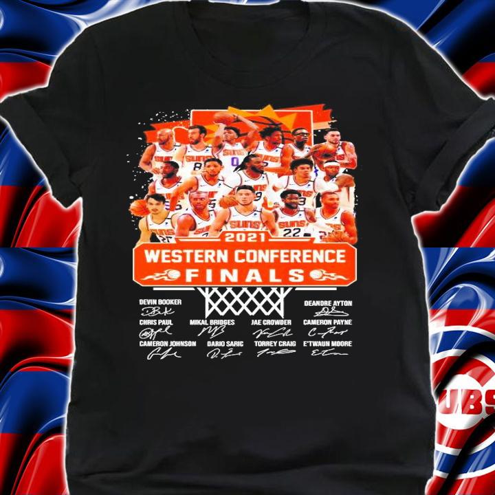 2021 Western Conference Finals Phoenix Suns signature shirt