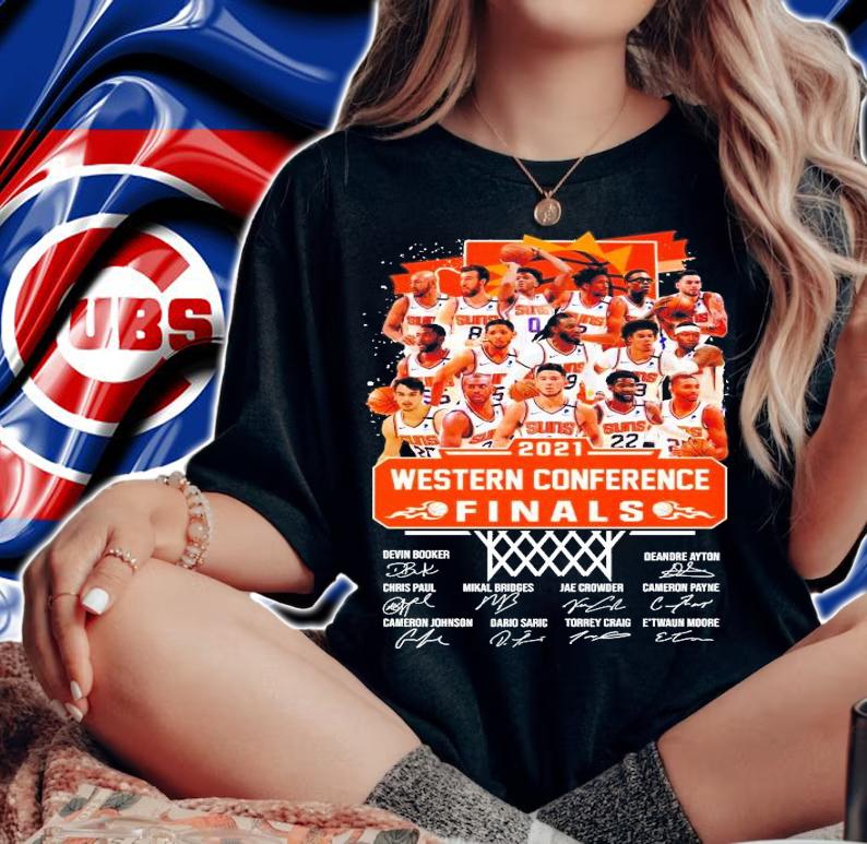 2021 Western Conference Finals Phoenix Suns signature shirt