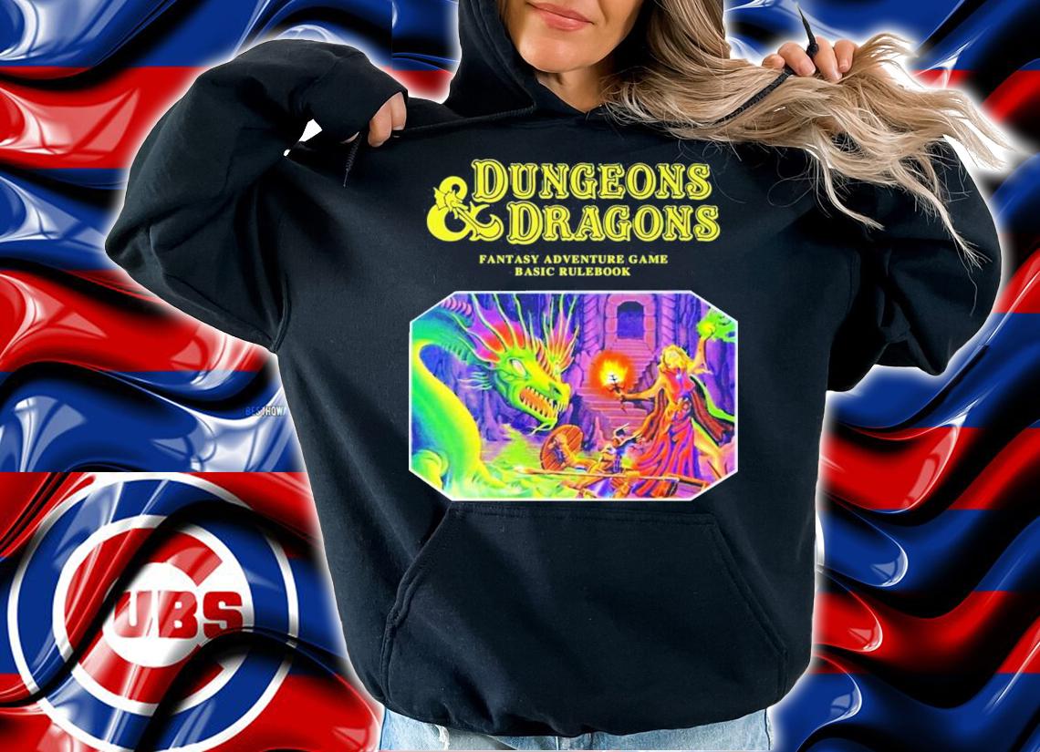 Dungeons and Dragons fantasy adventure game basic rulebook shirt hoodie
