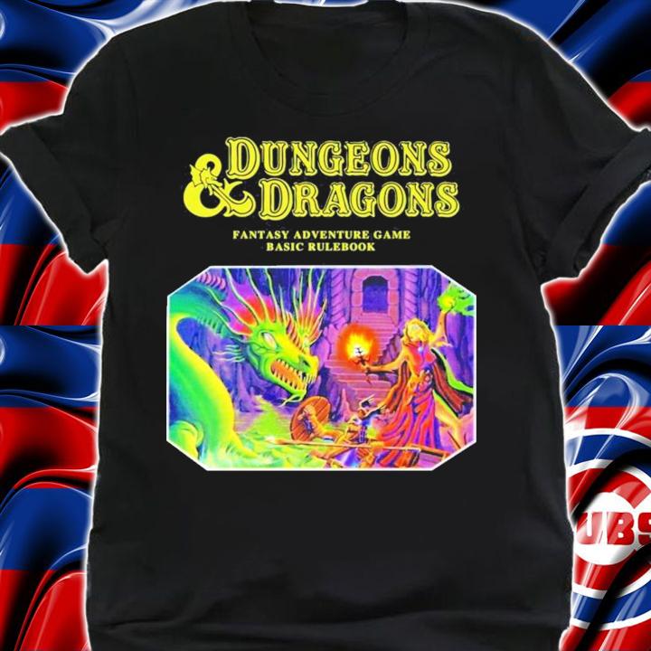 Dungeons and Dragons fantasy adventure game basic rulebook shirt shirt