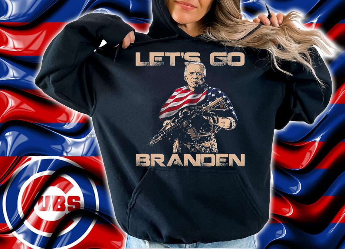 Let's Go Braden Brandon Funny Biden Gun US Flag Politics T-Shirt hoodie