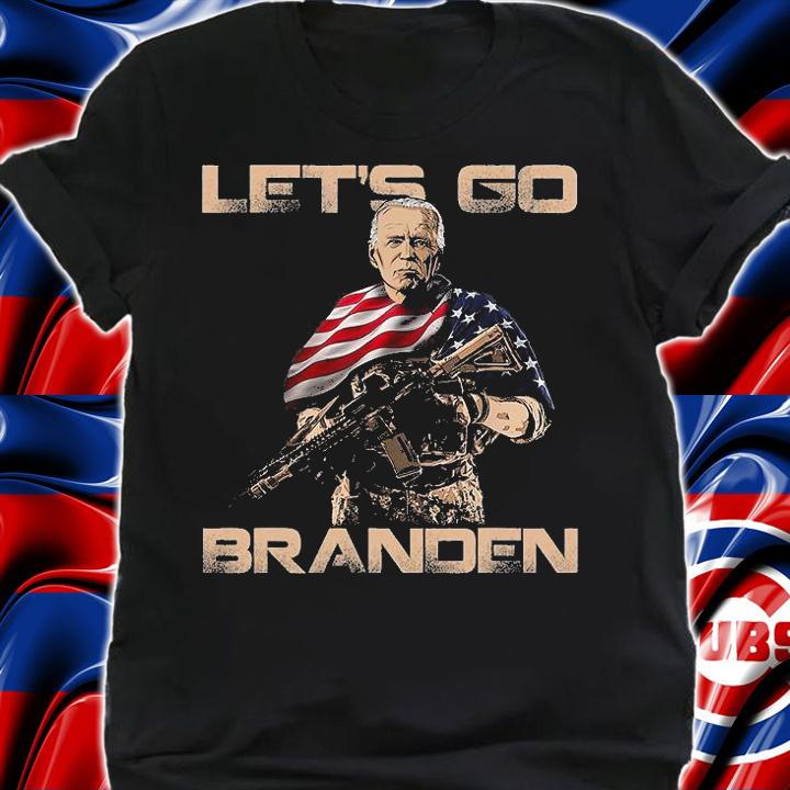 Let's Go Braden Brandon Funny Biden Gun US Flag Politics T-Shirt shirt