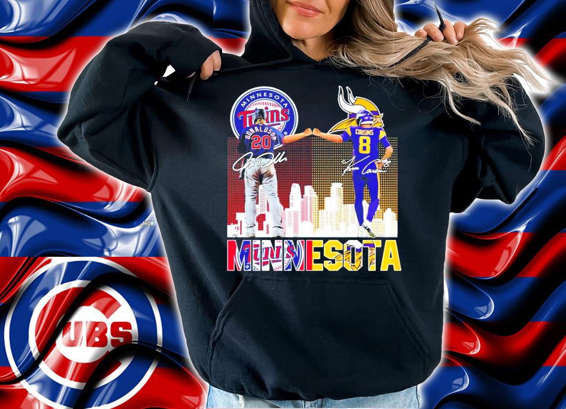 Minnesota Josh Donaldson vs Kirk Cousins signature shirt hoodie