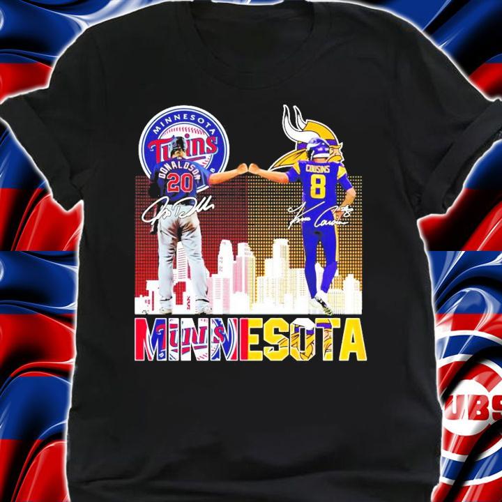 Minnesota Josh Donaldson vs Kirk Cousins signature shirt shirt
