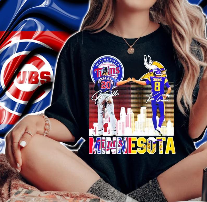 Minnesota Josh Donaldson vs Kirk Cousins signature shirt woman shirt