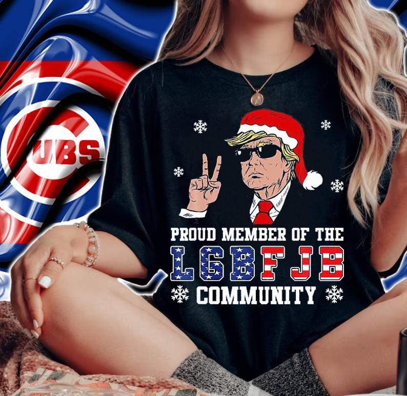 Proud Member Of LGBFJB Community Funny Trump Say Hi T-Shirt woman shirt