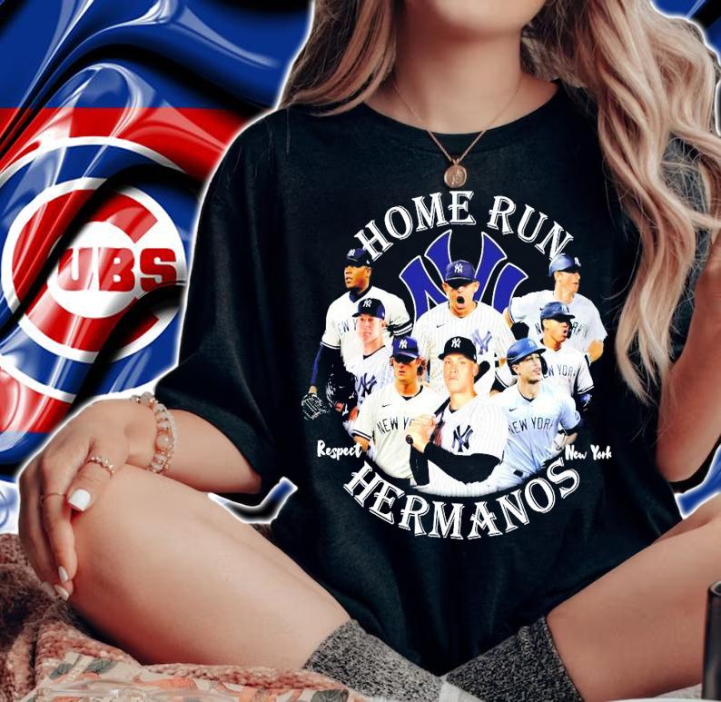 Home Run Hermanos New York Yankees shirt woman shirt