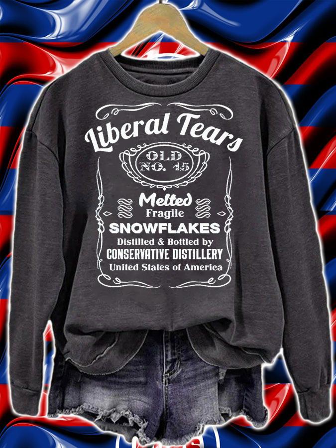 Liberal tears old no t-shirt sweatshirt