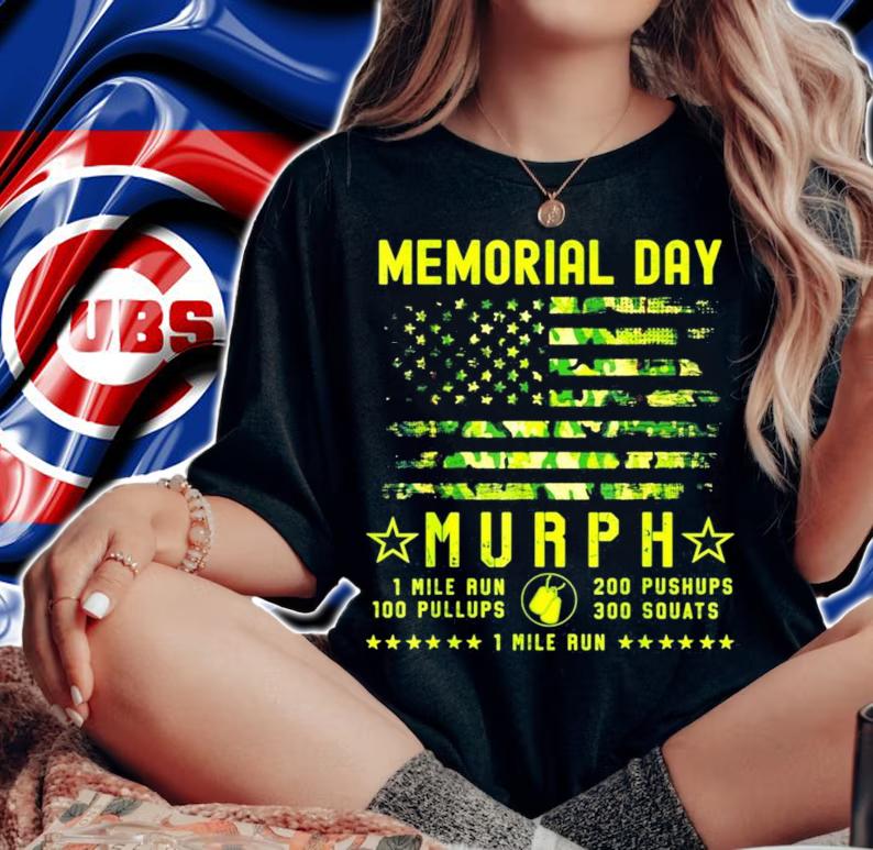 Memorial day murph 2021 patriotic wod workout camo shirt woman shirt