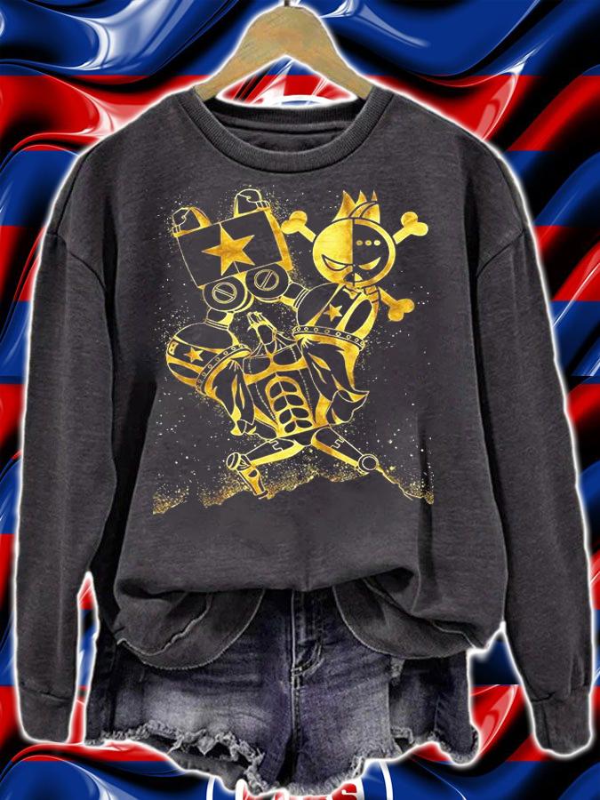 One Piece Franky Pirates logo T-shirt sweatshirt