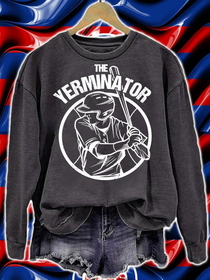 The Yermin Mercedes Yerminator baseball shirt sweatshirt