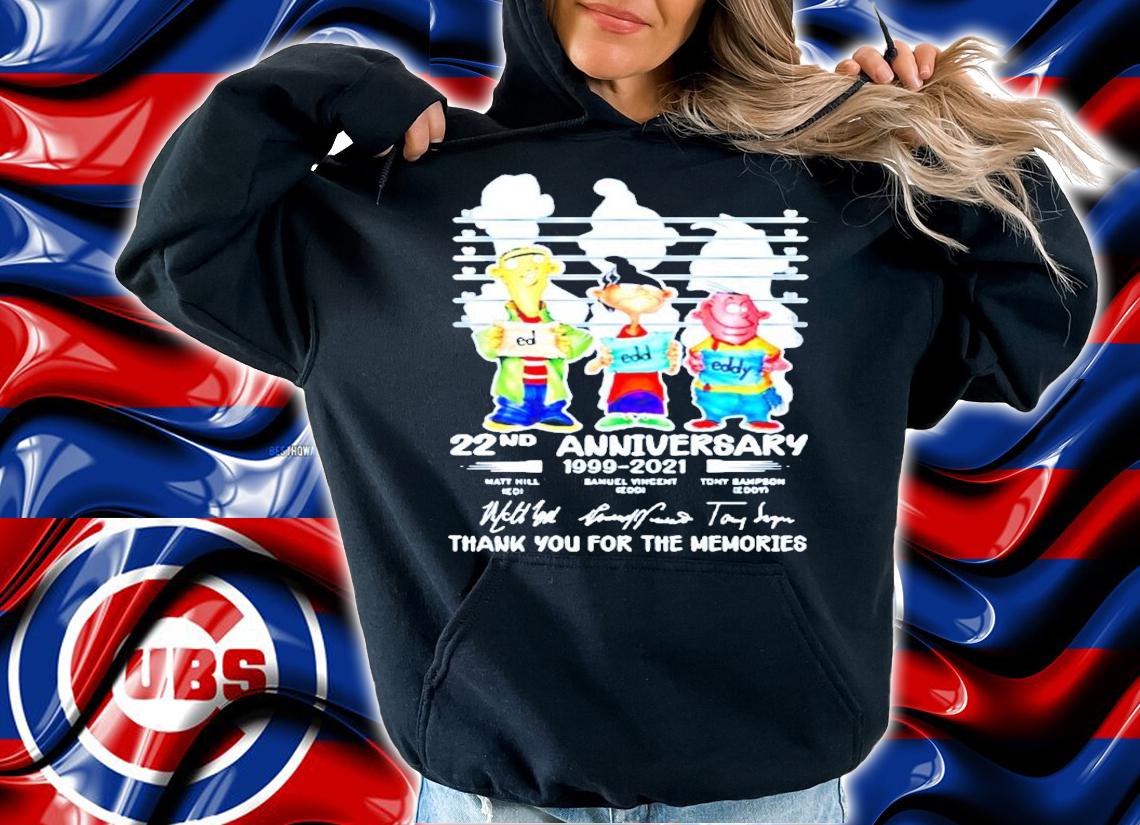 22nd anniversary 1999-2021 thank you for the memories shirt hoodie