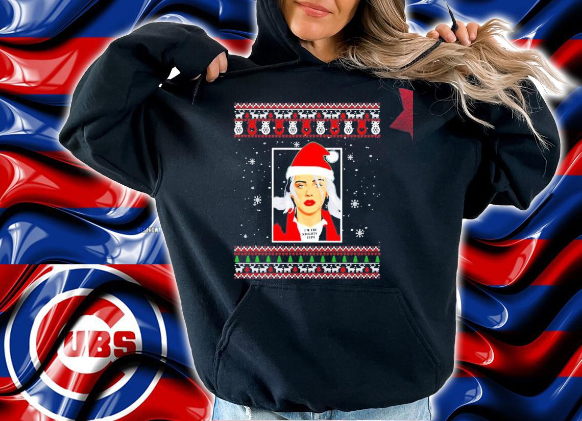 Billie Eilish Im the naughty type Christmas shirt, sweater hoodie
