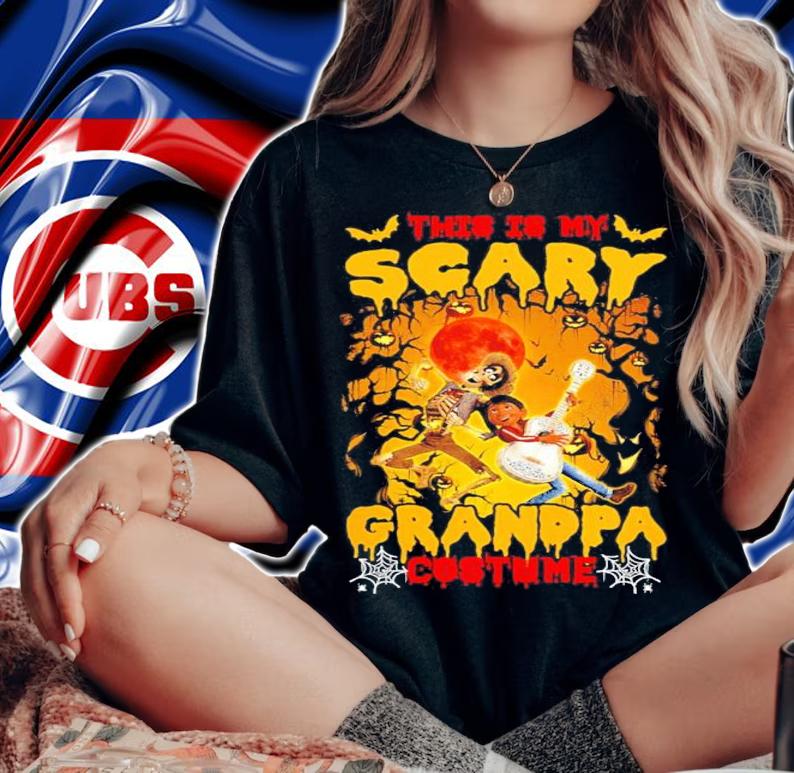 Coco this is my scary grandpa costume Halloween shirt woman shirt