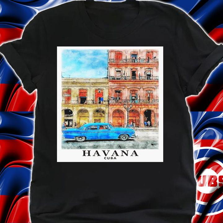 Havana Cuba Travel Art Painting shirt shirt