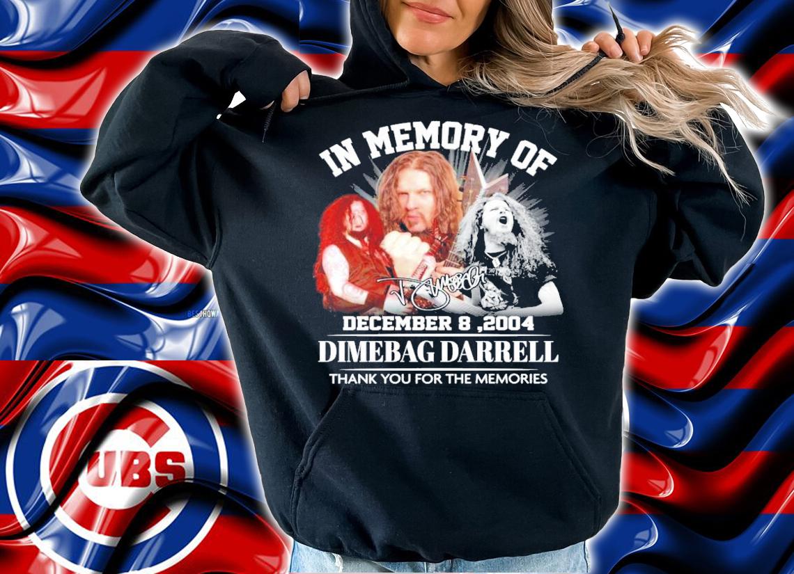 In memory of Dimebag Darrell signature shirt