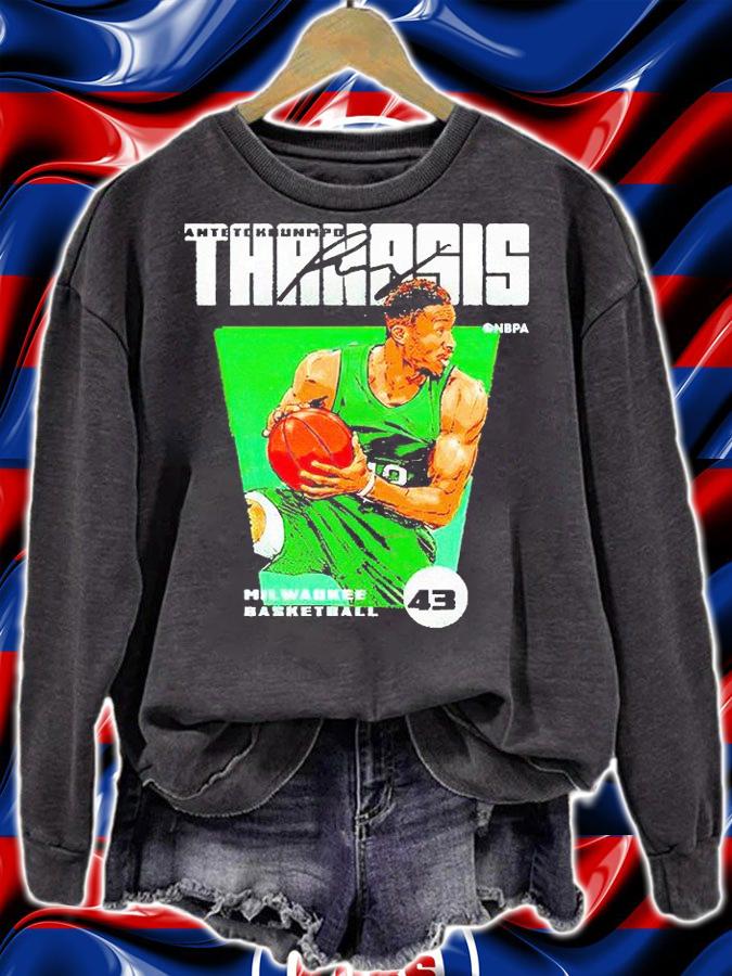 Milwaukee Bucks Thanasis Antetokounmpo premiere signature T-shirt