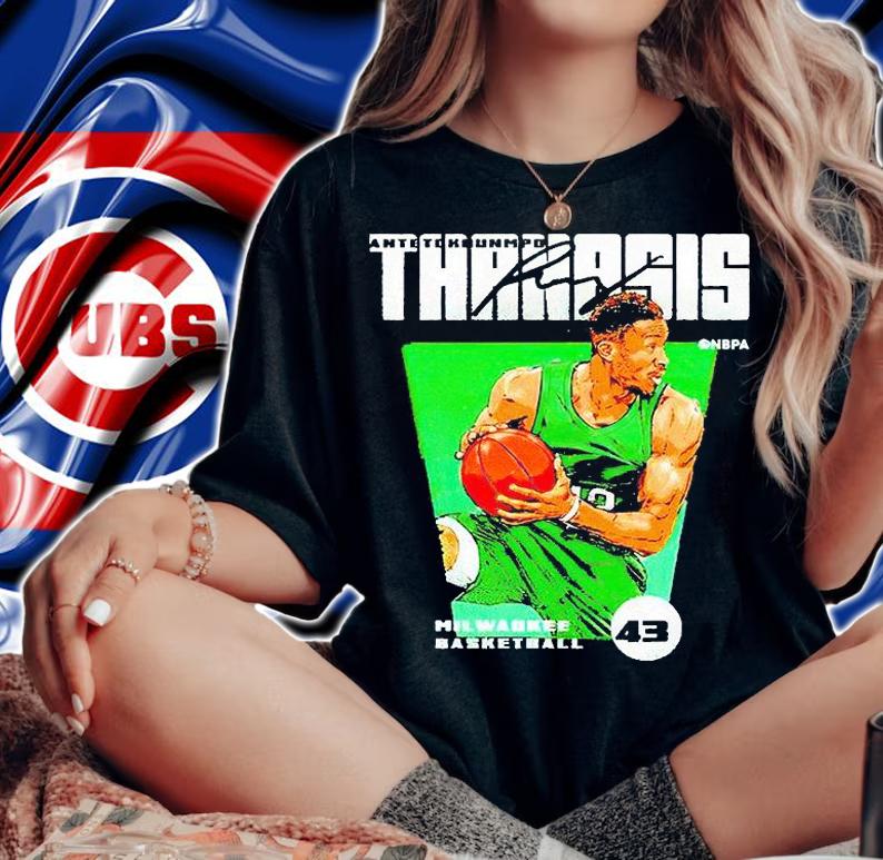Milwaukee Bucks Thanasis Antetokounmpo premiere signature T-shirt