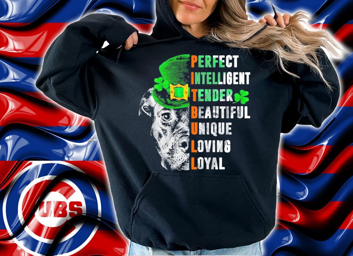 Pitbull Leprechaun perfect intelligent tendon beautiful unique loving loyal St.Patrick's Day shirt hoodie