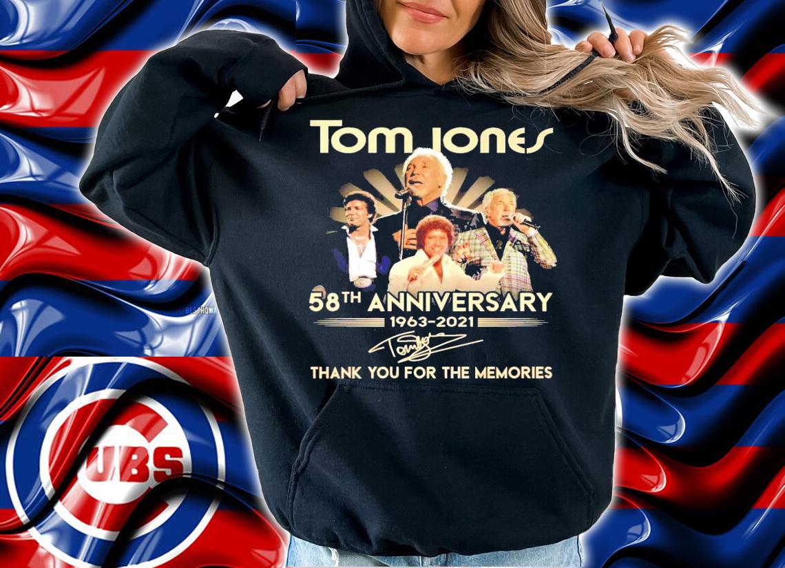 Tom Jones 58th anniversary 1963-2021 signature shirt