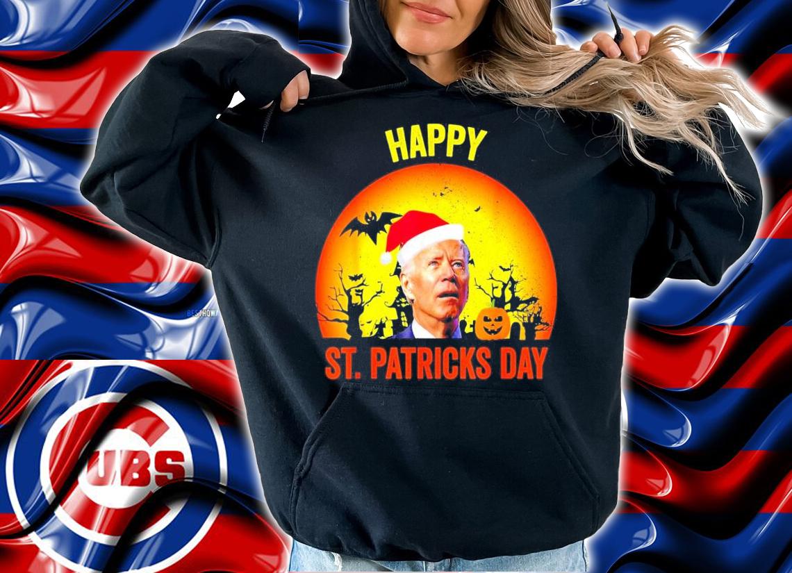Anti Joe Biden Happy St.Patrick's Pumpkin Head Halloween shirt hoodie